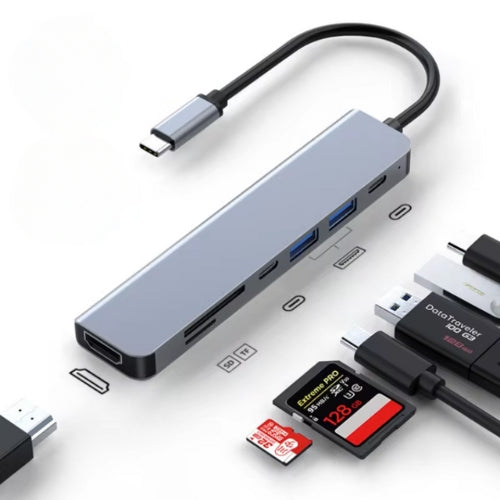 7-in-1 USB-C Hub with 4K HDMI and Fast Charging