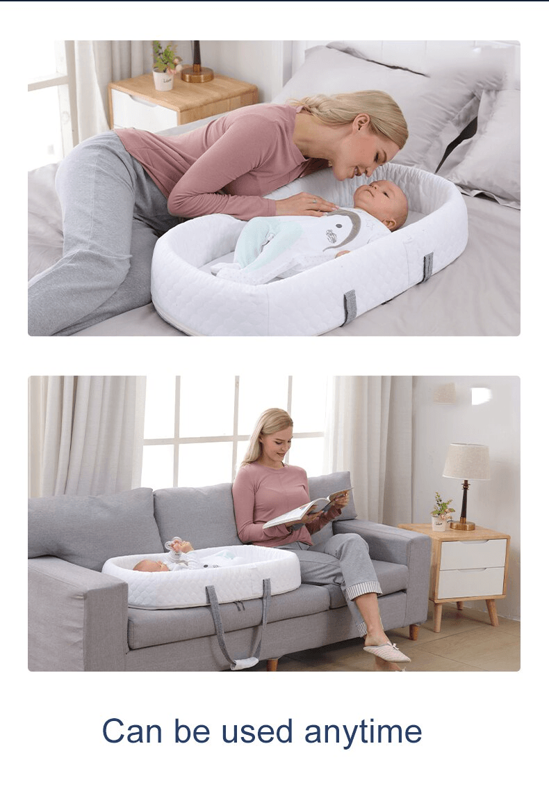 Foldable Baby Crib with Mosquito Netting for Safe Travel