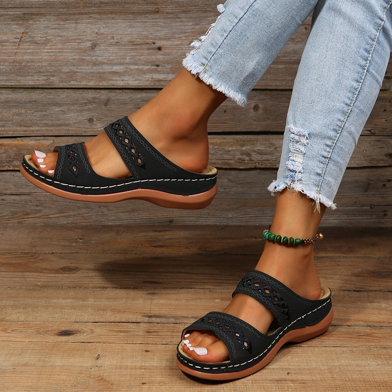 Comfortable Orthopedic Sandals for Women with Adjustable Straps