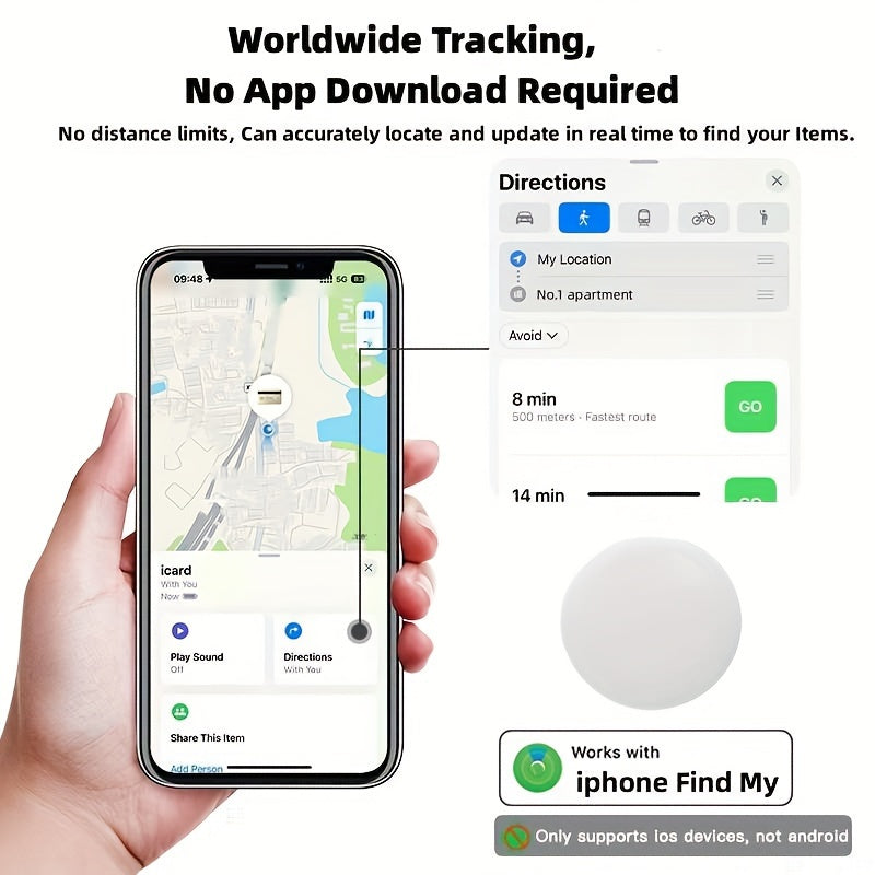 Battery Operated GPS Tracker for Valuables