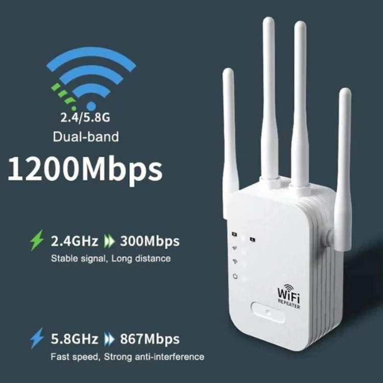 Long-Range Dual-Band 5G Outdoor WiFi Booster