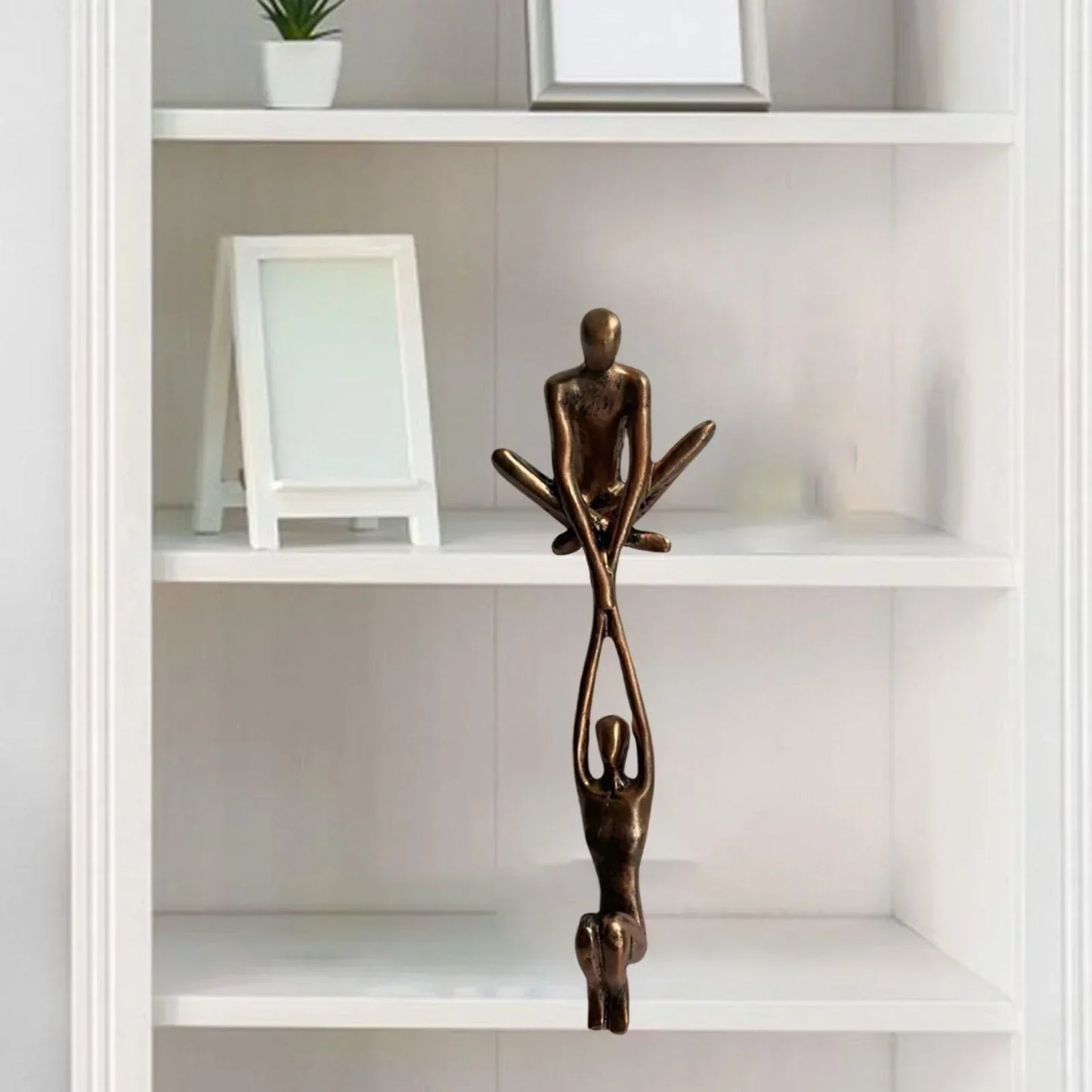 Timeless Love and Strength Sculpture in Black or Bronze