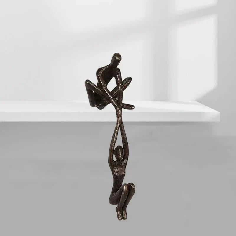 Timeless Love and Strength Sculpture in Black or Bronze