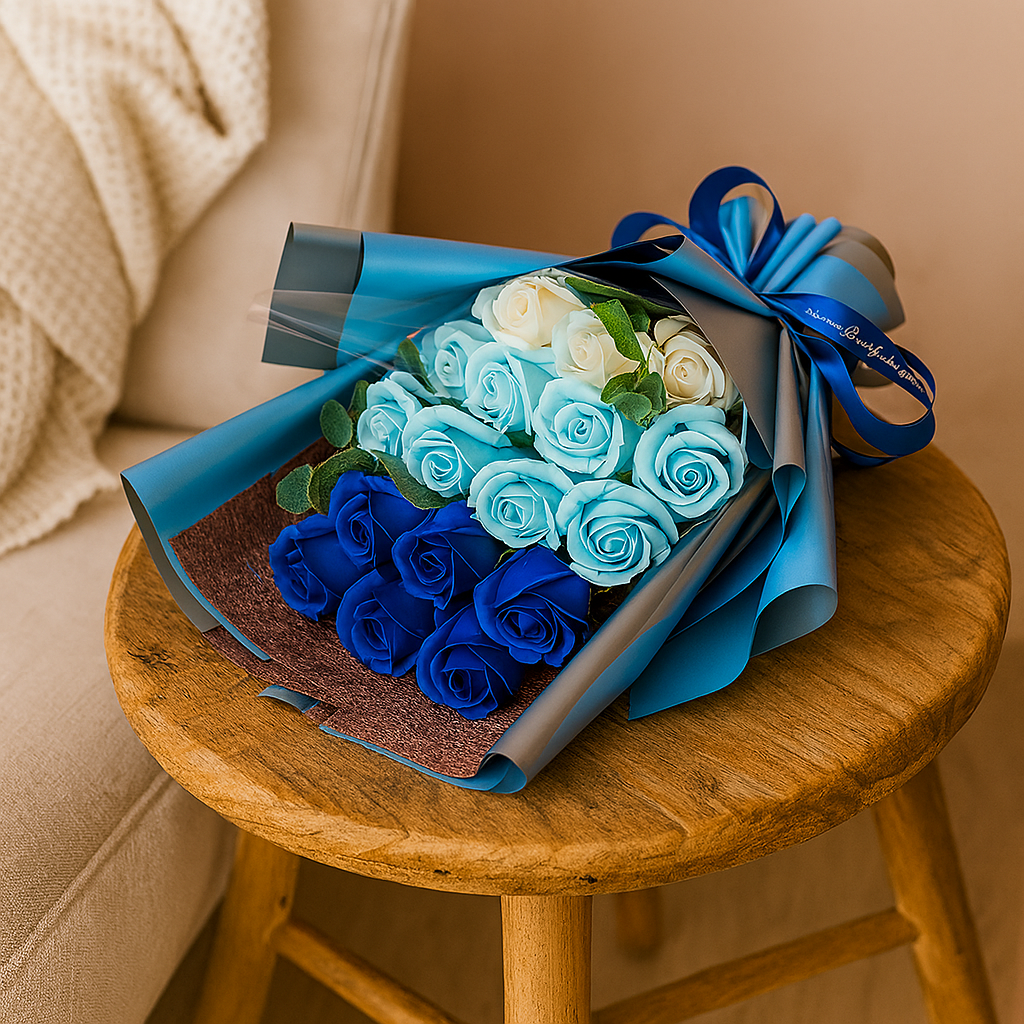 Eternal Rose Bouquet for Lasting Romantic Gestures