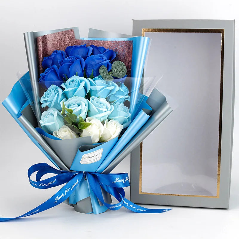 Eternal Rose Bouquet for Lasting Romantic Gestures