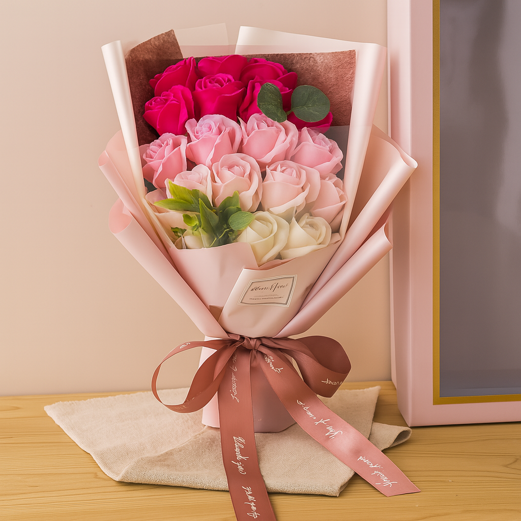 Eternal Rose Bouquet for Lasting Romantic Gestures