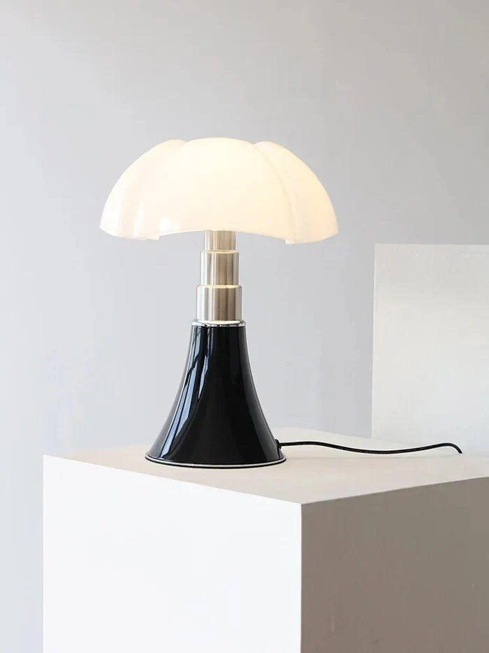 Floral Table Lamp with Adjustable Height and Dimmable LED