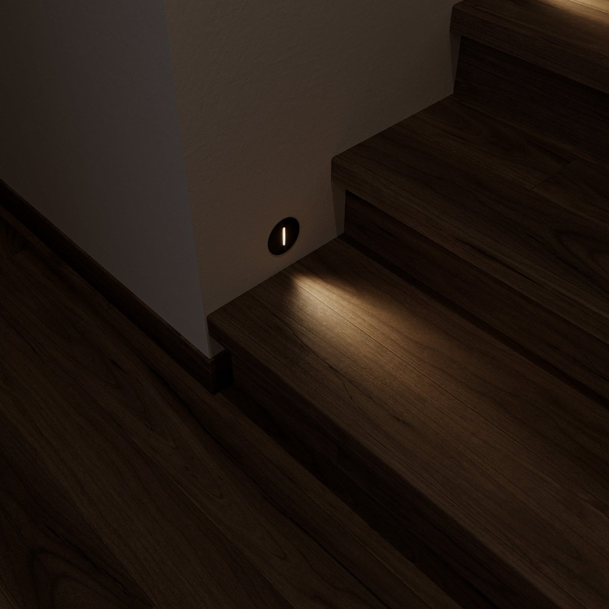 Stylish Motion Sensor Stair Lighting in Aluminum
