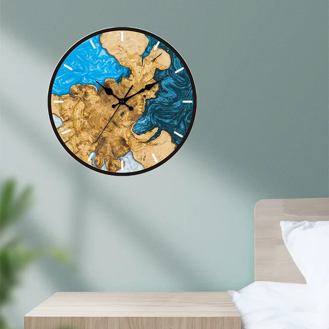 Transparent Modern Wall Clock with Silent Movement