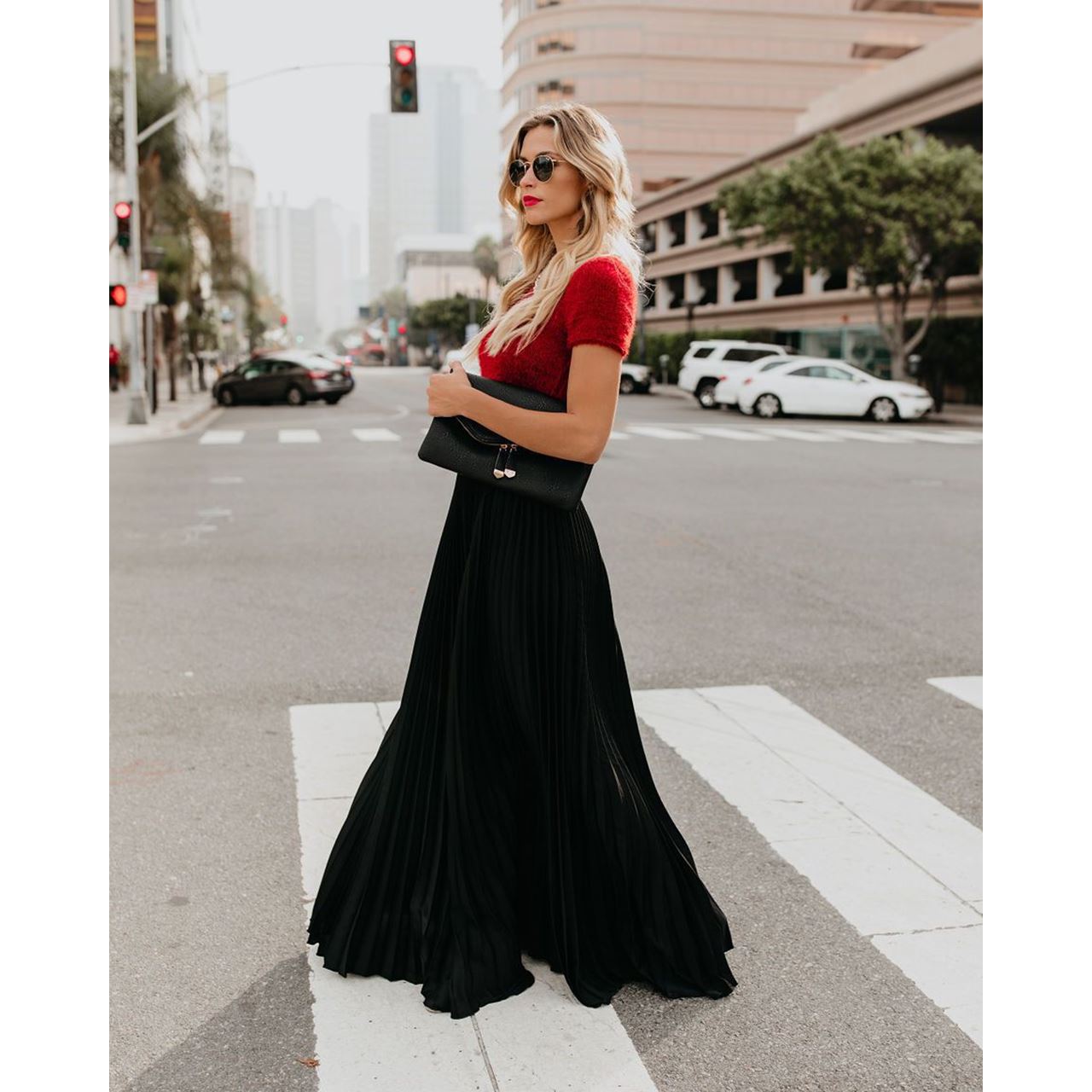 Comfortable Long Skirt with Elastic Waistband