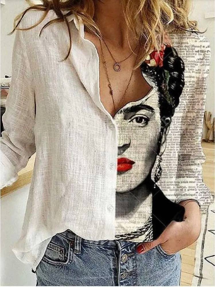 Colorful Lightweight Statement Shirt for Women