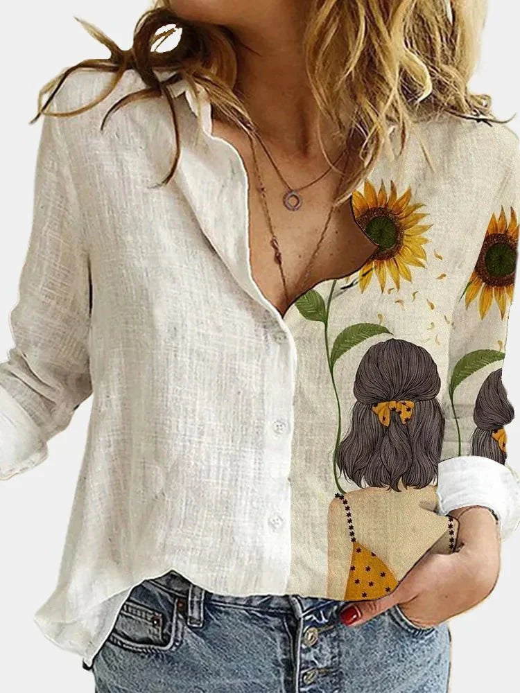 Colorful Lightweight Statement Shirt for Women