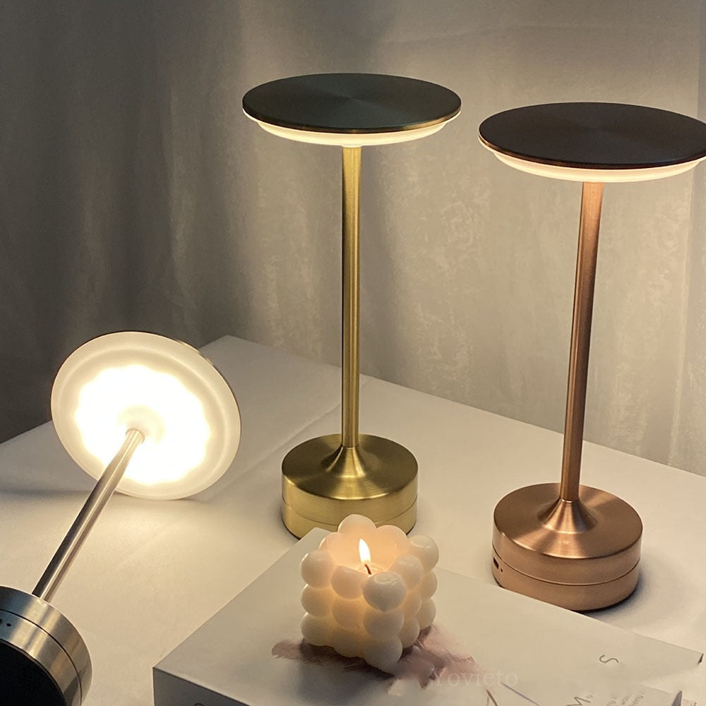 Wireless Dimmable LED Table Lamp with Touch Control