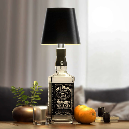 LED Bottle Lamp with USB-C Charging and Adjustable Light Settings