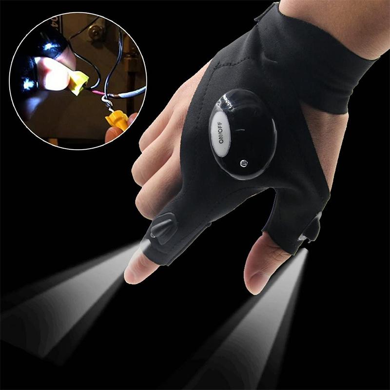 Waterproof Gloves with Integrated LED Lighting