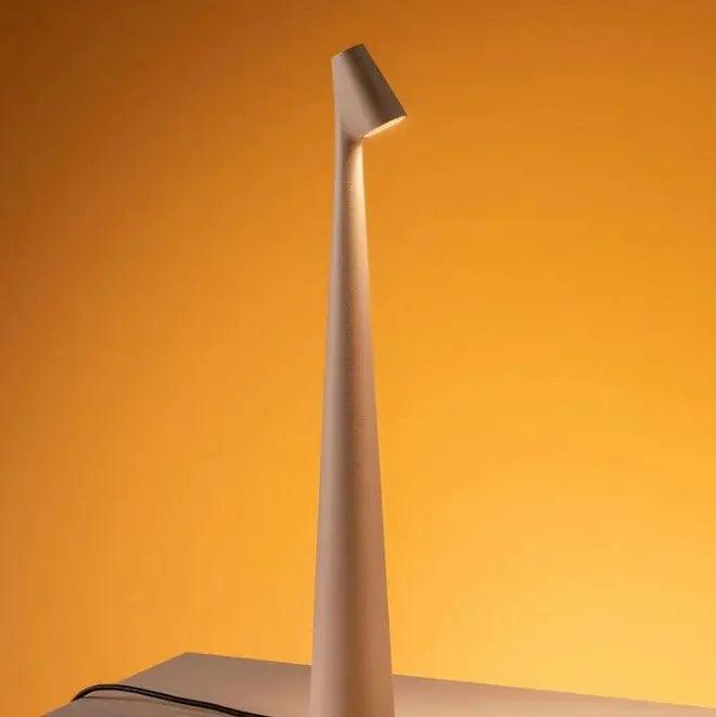 Portable Rechargeable Amari Table Lamp - Modern Aluminum Design