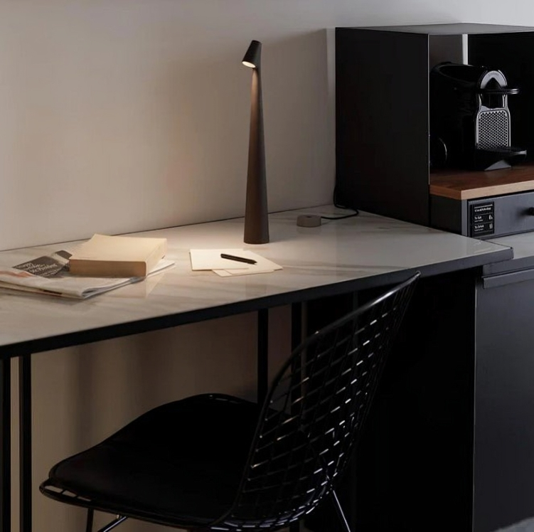 Rechargeable Portable LED Table Lamp with Aluminium Frame