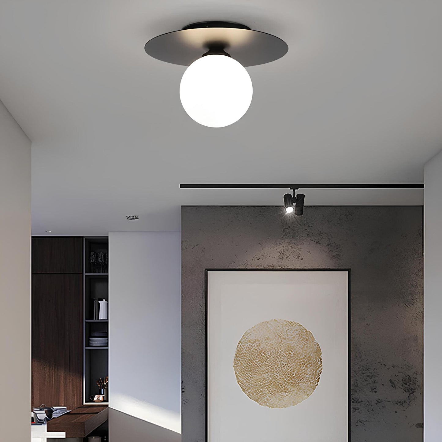 Timeless Gold LED Ceiling Light Fixture