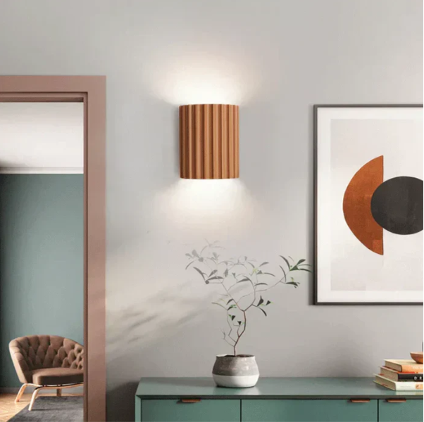 Minimalist Resin Wall Lamp with Soft Glare-Free Light