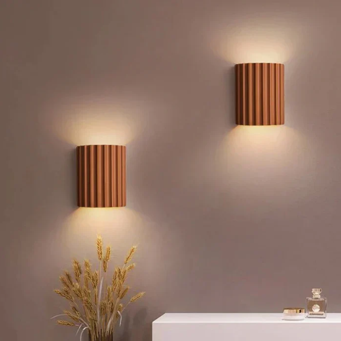 Minimalist Resin Wall Lamp with Soft Glare-Free Light