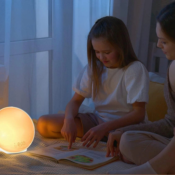Sunrise Simulation Alarm Clock with LED Light
