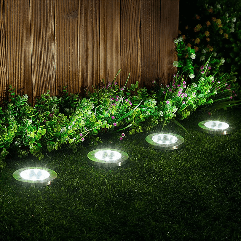 Solar Rechargeable Outdoor Lamp - Weather-Resistant Garden Light