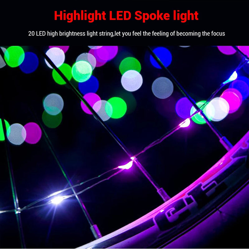 360° Visibility Bicycle Lights for Enhanced Safety