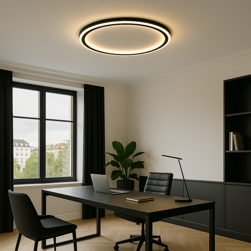 Dimmable LED Ceiling Lamp in Modern Scandinavian Design