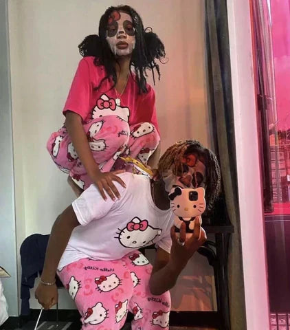 Soft Hello Kitty Pajama Set for Women