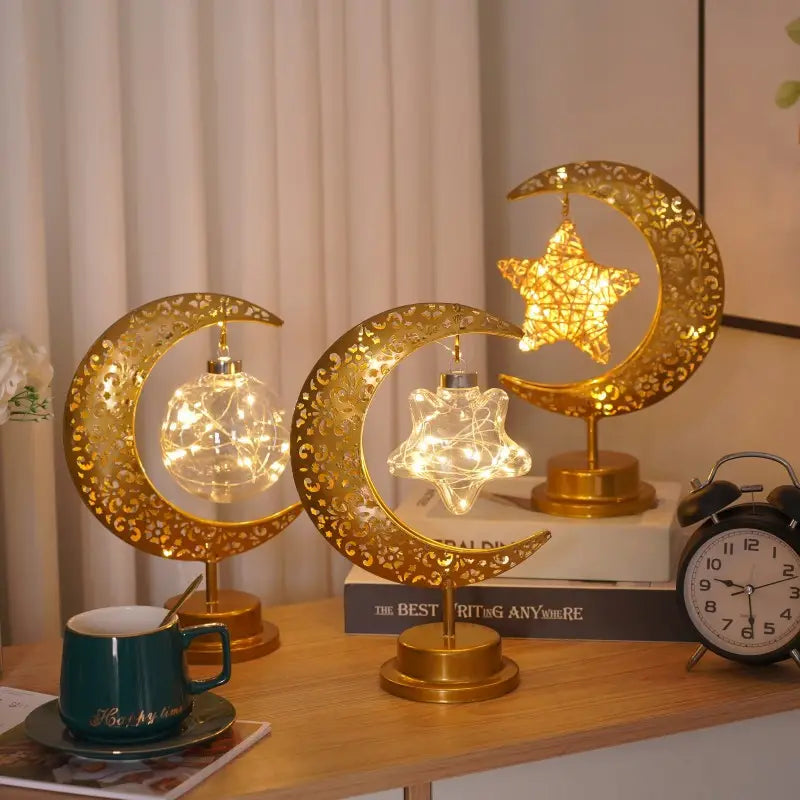 Dimmable Moon Design Table Lamp