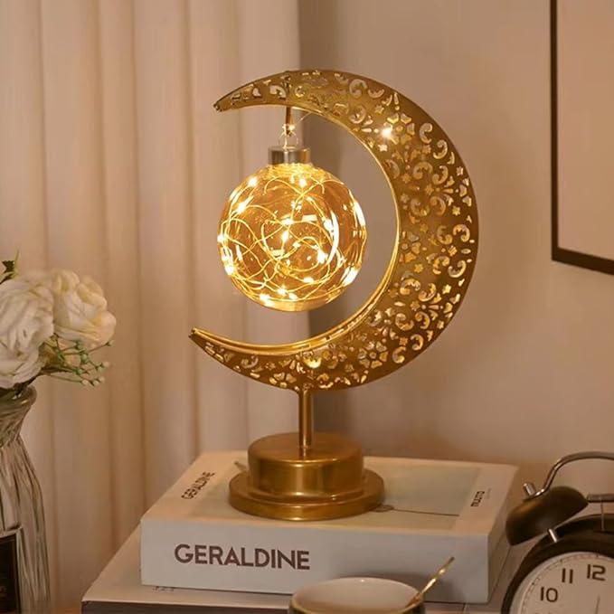 Dimmable Moon Design Table Lamp