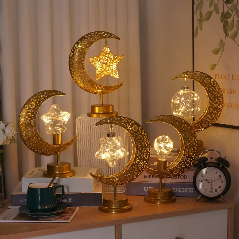 Dimmable Moon Design Table Lamp