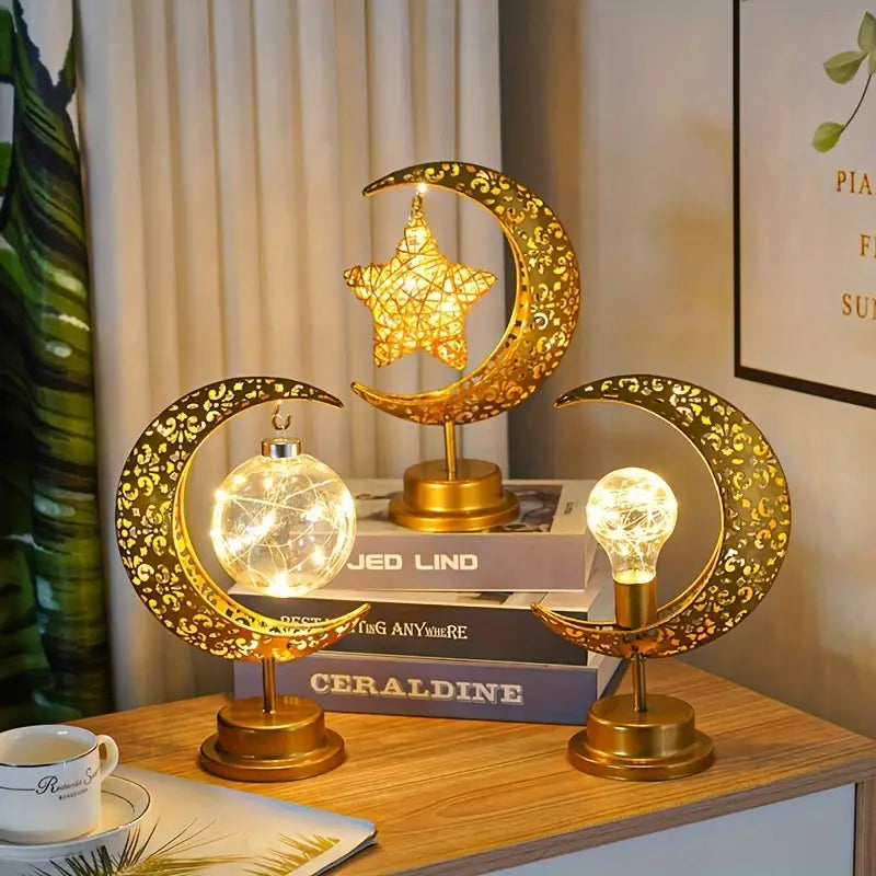 Dimmable Moon Design Table Lamp