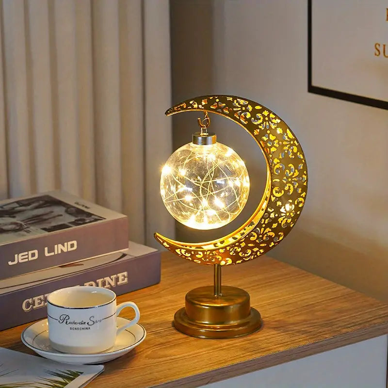 Dimmable Moon Design Table Lamp