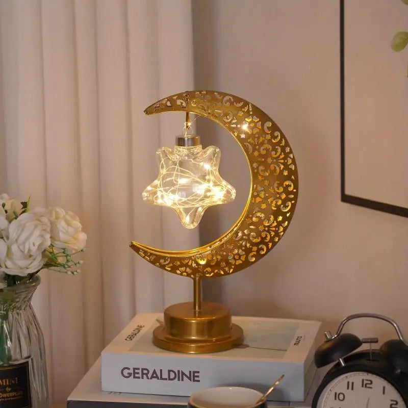 Dimmable Moon Design Table Lamp