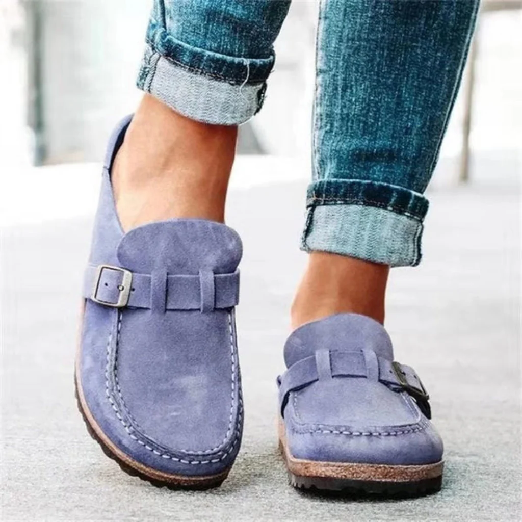 Orthopedic Clogs with Adjustable Buckle for Women