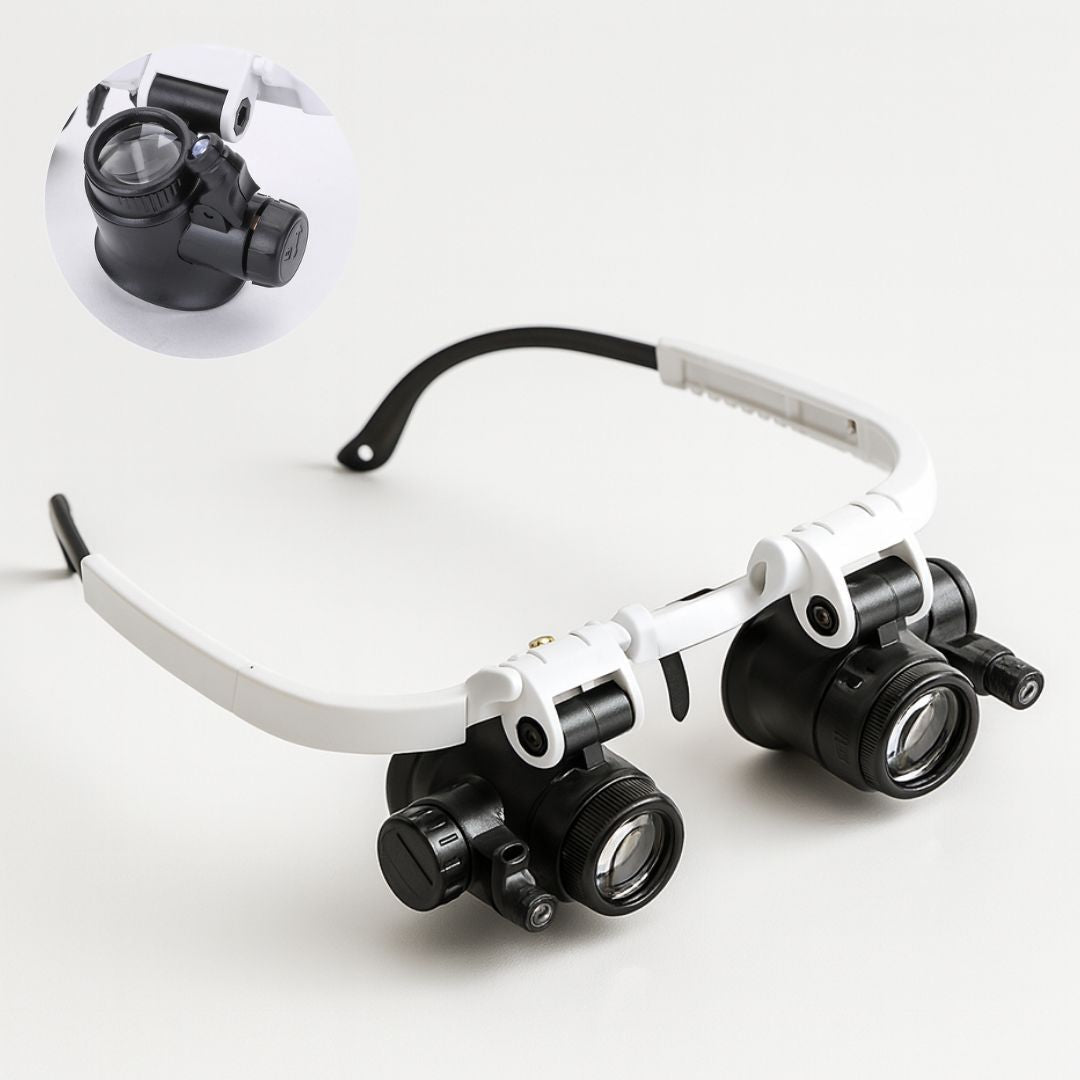 LED Magnifying Glasses with 8x, 15x, and 23x Magnification