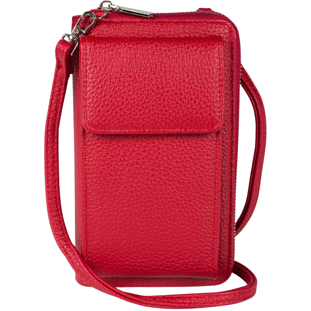 Genuine Leather Shoulder Bag for Mobile Phones