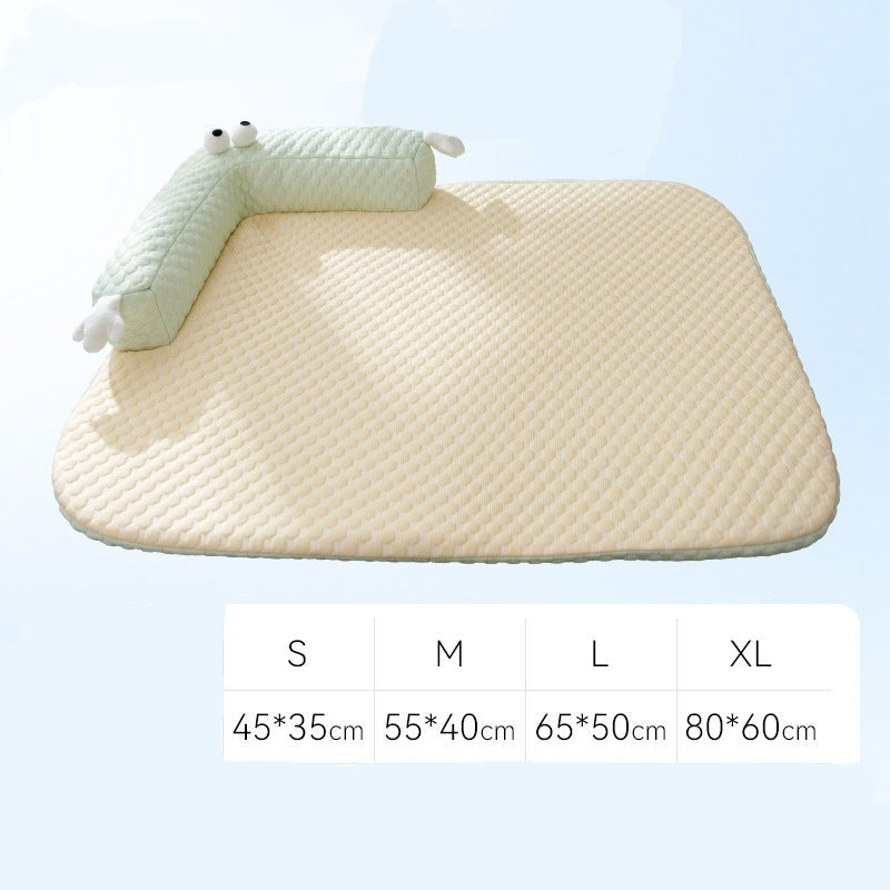 Silk Dog Cooling Mat with Cushioned Padding