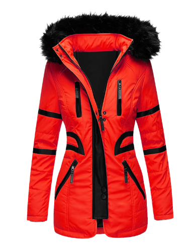 Elegant Women's Winter Coat with Tailored Fit and Exclusive Design