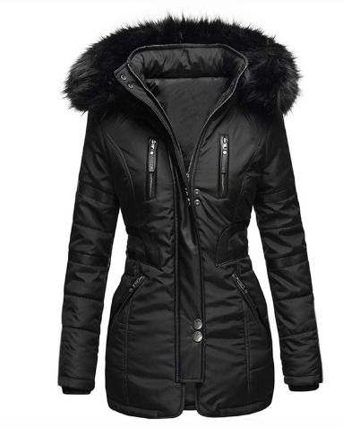 Elegant Women's Winter Coat with Tailored Fit and Exclusive Design