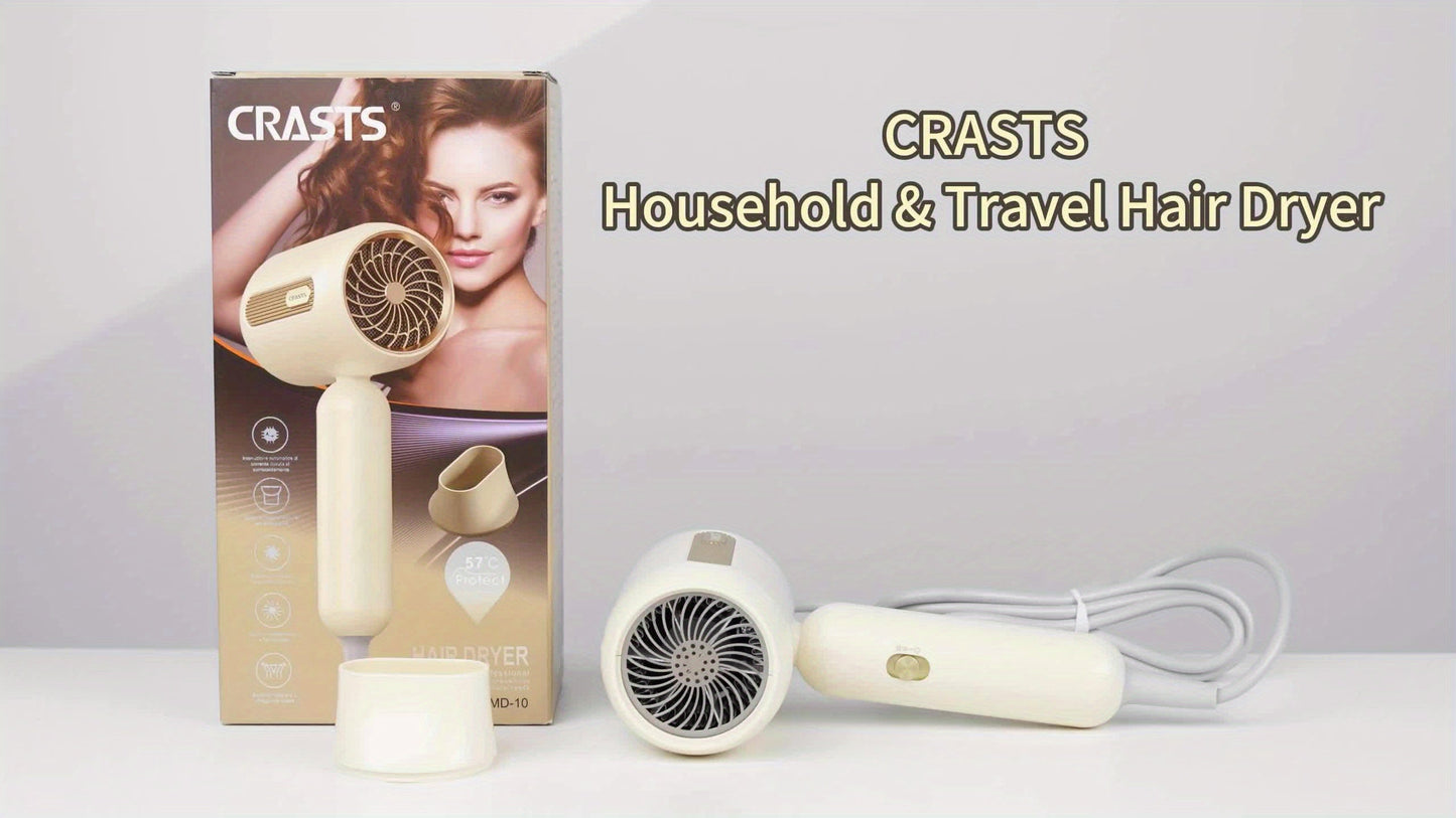 Professional 1900W Hair Dryer with Quick-Drying Nozzle