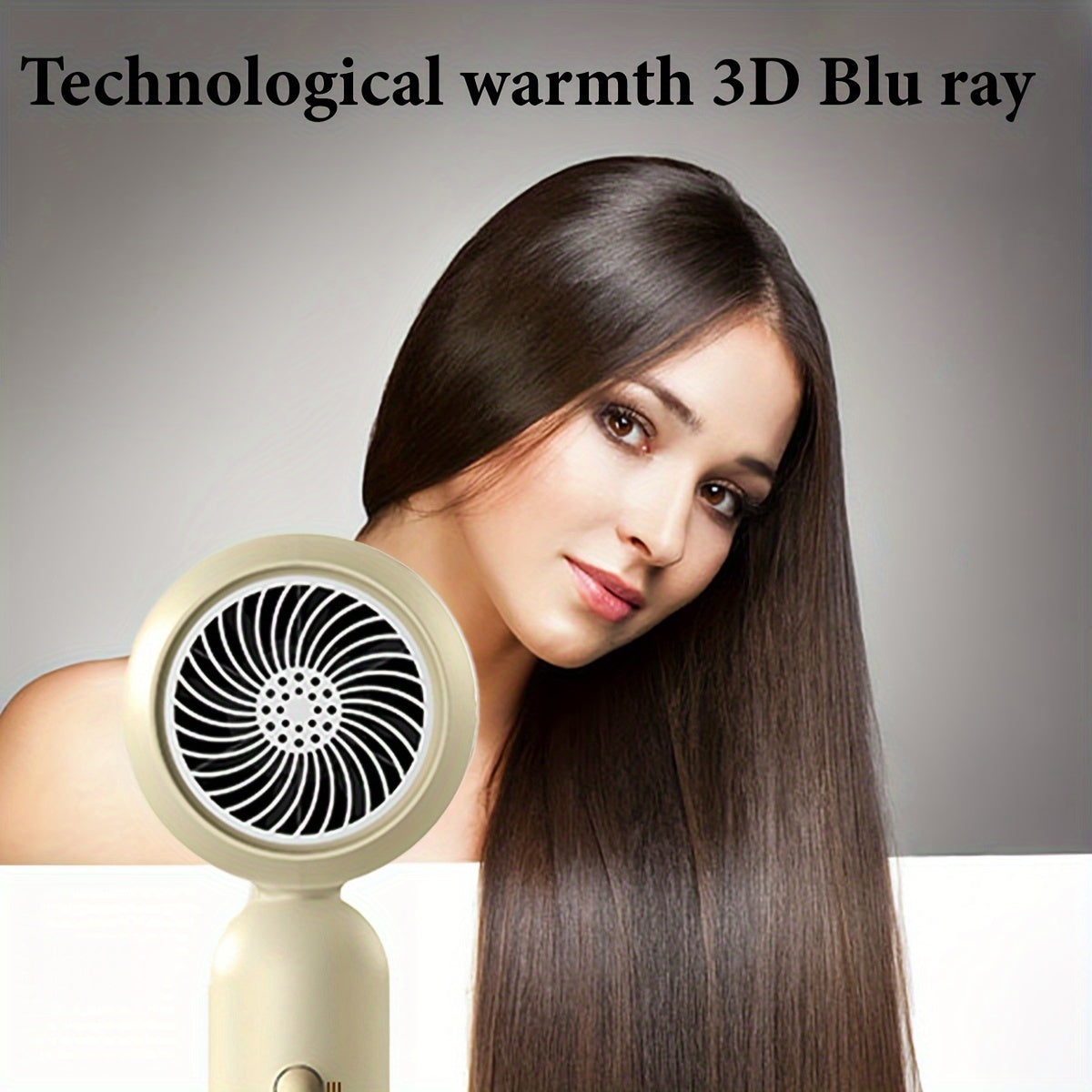 Professional 1900W Hair Dryer with Quick-Drying Nozzle