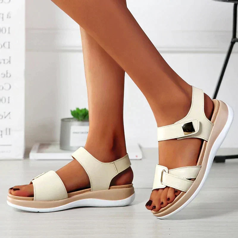 Orthopedic Wedge Sandals with Ergonomic Footbed