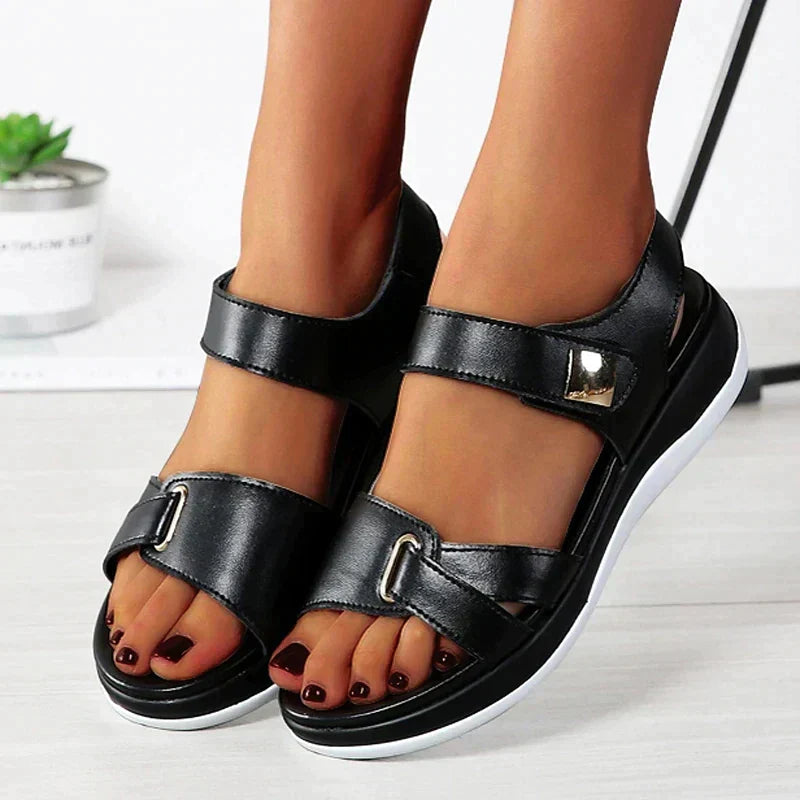 Orthopedic Wedge Sandals with Ergonomic Footbed