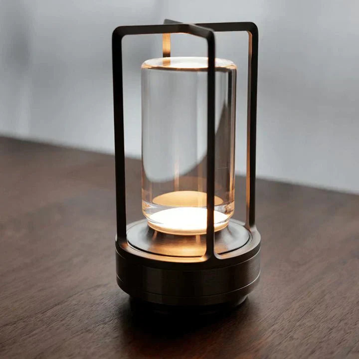 Luxury Crystal Table Lamp with Touch Control and USB Charging