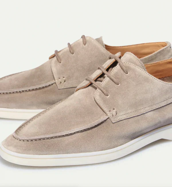 Luxury Leather Lace-up Loafers for Men