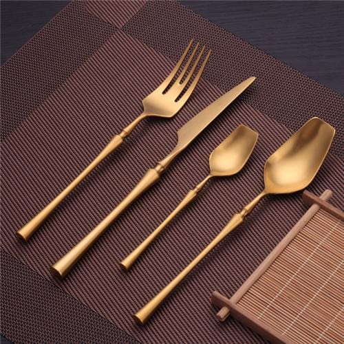 Luxurious Gold Cutlery Dining Set