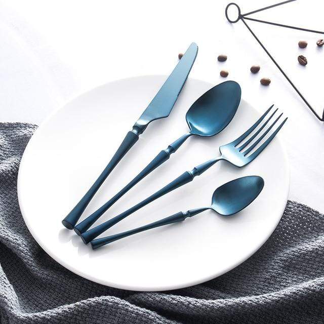 Luxurious Gold Cutlery Dining Set