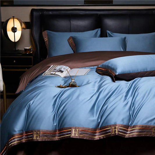 Luxury Satin Cotton Bedding Set 4-Piece